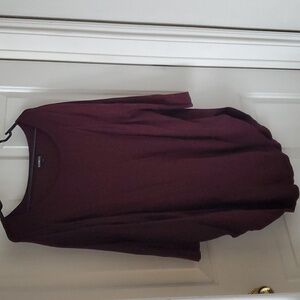 Red Wine Color 3/4 Sweater